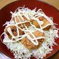 Andy♪'s cooksnap of when they made ＊ランチに＊唐揚げ丼＊.