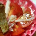ma___111's cooksnap of when they made カニかまとトマトのポン酢和え.