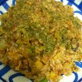 がっこいぶり's cooksnap of when they made にらと納豆の味噌炒飯.