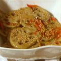 ちがさきちゃー's cooksnap of when they made 簡単、しゃきしゃきのレンコンきんぴら.