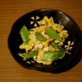 pipo☆pipo's cooksnap of when they made ☆簡単劇ウマ☆絹さやのたまごとじ☆.