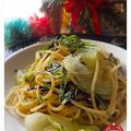 NAGANO久留米's cooksnap of when they made しそと塩昆布のパスタ.