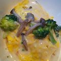 ayaanuta's cooksnap of when they made オムライスのホワイトソースかけ.