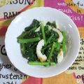 mmameco's cooksnap of when they made お茶漬けの素活用法～ほうれん草の胡麻和え.