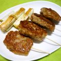 Jock's cooksnap of when they made 豆腐入り豚つくね串.