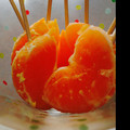 ゆうかん♪'s cooksnap of when they made ＊みかんの可愛い♡アイス＊.
