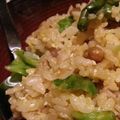 nekochu7's cooksnap of when they made 本格派？納豆レタス炒飯.