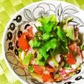 kebeibiko's cooksnap of when they made たこのエスニックサルサ和え.