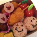 tomokichi0907's cooksnap of when they made 簡単！！隠れミッキー❤キャラ弁.