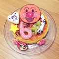 ekko93's cooksnap of when they made スポンジボブのキャラケーキ♪.