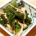 kazu3838's cooksnap of when they made 小松菜とエノキの塩麹和え.