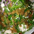 音瀬☆'s cooksnap of when they made 紫大根と水菜と蒸し鶏のサラダ.