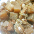 Sengokueko's cooksnap of when they made こってり。大根と蒟蒻のみそ煮(どて煮風).