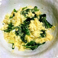 モモあき's cooksnap of when they made ほうれん草と卵のサラダ.