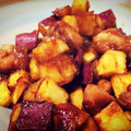 ayk115's cooksnap of when they made さつまいもと鶏肉の豆板醤炒め♪.