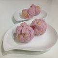 Hoink's cooksnap of when they made お弁当*離乳食♪林檎、チーズ入りきんとん.