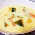 しゃなななこ's cooksnap of when they made かぼちゃと豆乳のスープで美肌に♡.