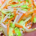 kiyoねぇ's cooksnap of when they made 人参ブロッコリーピーマン玉葱サラミサラダ.