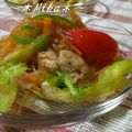 1646's cooksnap of when they made 春雨と鶏のアジアンサラダ☆.