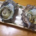 わたママ's cooksnap of when they made 伊勢海老のボイル、サザエのつぼ焼き.