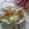 miyuki12's cooksnap of when they made セロリと竹輪の梅ドレサラダ風.