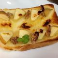 もうらん's cooksnap of when they made 塩胡桃×林檎のミルキートースト.