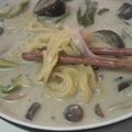 CoffeeCoco's cooksnap of when they made ☆魅惑のグリーンカレーラーメン☆.