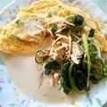 minaminho's cooksnap of when they made お野菜たっぷりのチーズオムレツ 　　　.