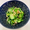 あっこ姉's cooksnap of when they made きゅうりとみょうがとじゃこの酢の物.