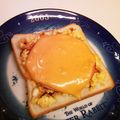 龍青空ママ's cooksnap of when they made ゆで卵でエッグハムチーズトースト.