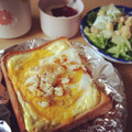こじんまり君's cooksnap of when they made とろ～り♪うまっ☆マヨたまトースト♪.