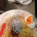 tdndc's cooksnap of when they made ヘルシーしらすおろし☆純和風パスタ.