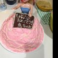 こここすすすけけけ's cooksnap of when they made お誕生日に！プリンセスバースデーケーキ.