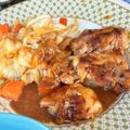 KKレシピ's cooksnap of when they made 鶏のみりん味噌漬け焼きの野菜炒め.