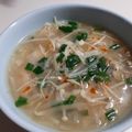 気まぐれ♡雨おんな's cooksnap of when they made 簡単ヘルシー罪悪感ゼロのもやし豆乳スープ.