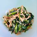 azbjbn's cooksnap of when they made レンジで簡単！ニラとえのきのナムル.