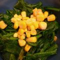 さおりらっくま's cooksnap of when they made ヘルシー❀ほうれん草とコーンのサラダ.