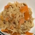 ☆ごはんできた☆'s cooksnap of when they made 切干大根と豚肉の煮物.