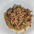 ちゃちゅ2's cooksnap of when they made 家族絶賛♪レンジで麻婆春雨!今夜の夕食.