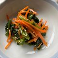 ginchan's cooksnap of when they made 簡単常備菜。ほうれん草とにんじんのナムル.