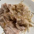 すぎちゃん☆'s cooksnap of when they made 【簡単メイン】豚バラもやしの胡麻ポンがけ.