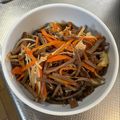 ひろひよ's cooksnap of when they made ワラビと油揚げの煮物～♪懐かしの味浸け.