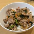 うなちょびん's cooksnap of when they made ☆豚ばらのスタミナ丼☆.