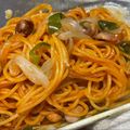 クック7GGLBE☆'s cooksnap of when they made 超簡単ランチ！レンチンパスタ ナポリタン.