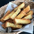 豆だいふく子's cooksnap of when they made おいしすぎる♪しみチョコラスク★パン耳で.