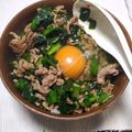 おにもつちゃん's cooksnap of when they made 夏バテに節約&疲労回復！ニラのスタミナ丼.