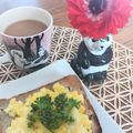 リンリン☆☆☆'s cooksnap of when they made ●朝から喫茶店風？たまごトースト●.