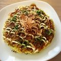 クック10RYSA☆'s cooksnap of when they made ランチに★残ったご飯でお好み焼き〜♪.