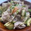 にゃつめ〜's cooksnap of when they made アボカドと豚肉の簡単カフェ風♡丼.