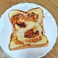 ＊なぁ＊'s cooksnap of when they made ♪フライパンでシュガーチーズトースト♪.